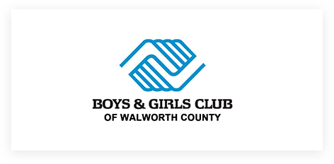 A logo of the boys and girls club of walworth county.